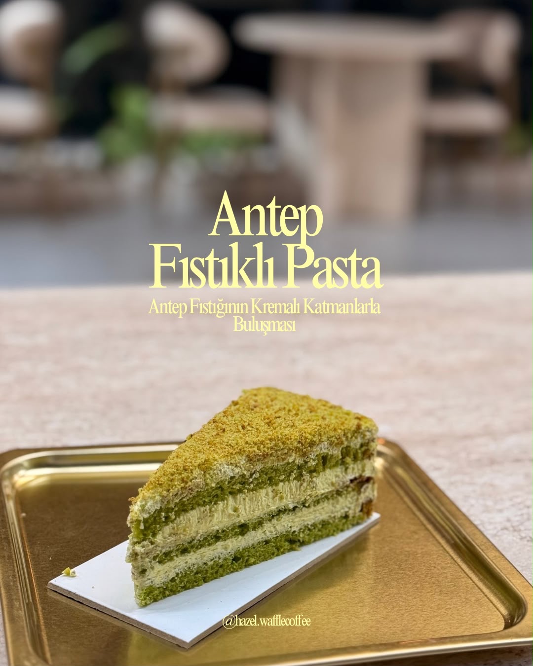 Antep Fıstıklı Pasta